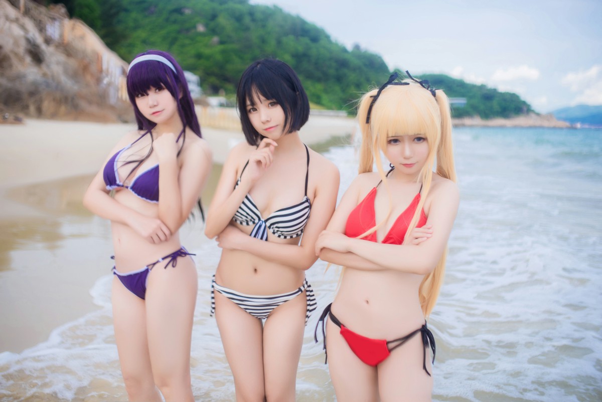 图片[7]-白金Saki写真 – 水着 – COSPLAY-小爱·美女部落