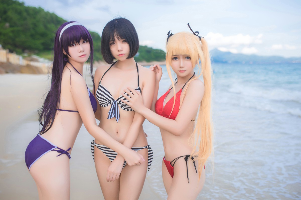 图片[10]-白金Saki写真 – 水着 – COSPLAY-小爱·美女部落
