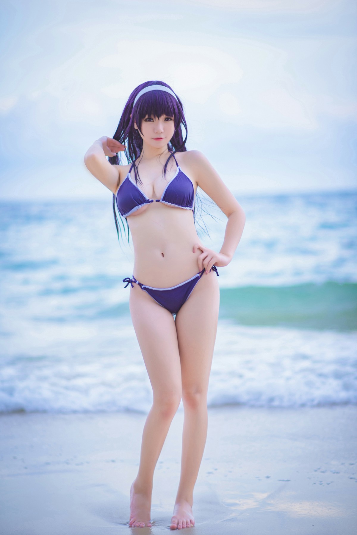 图片[19]-白金Saki写真 – 水着 – COSPLAY-小爱·美女部落