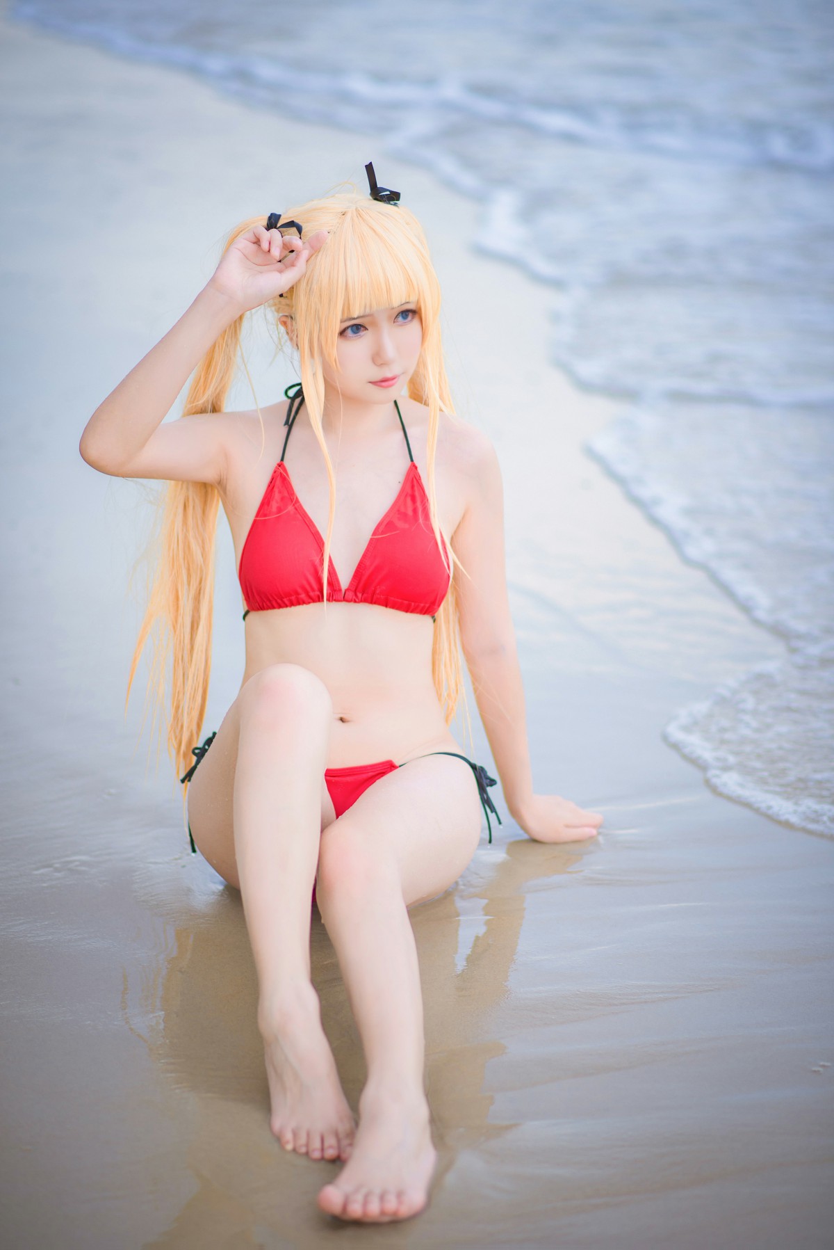 图片[20]-白金Saki写真 – 水着 – COSPLAY-小爱·美女部落