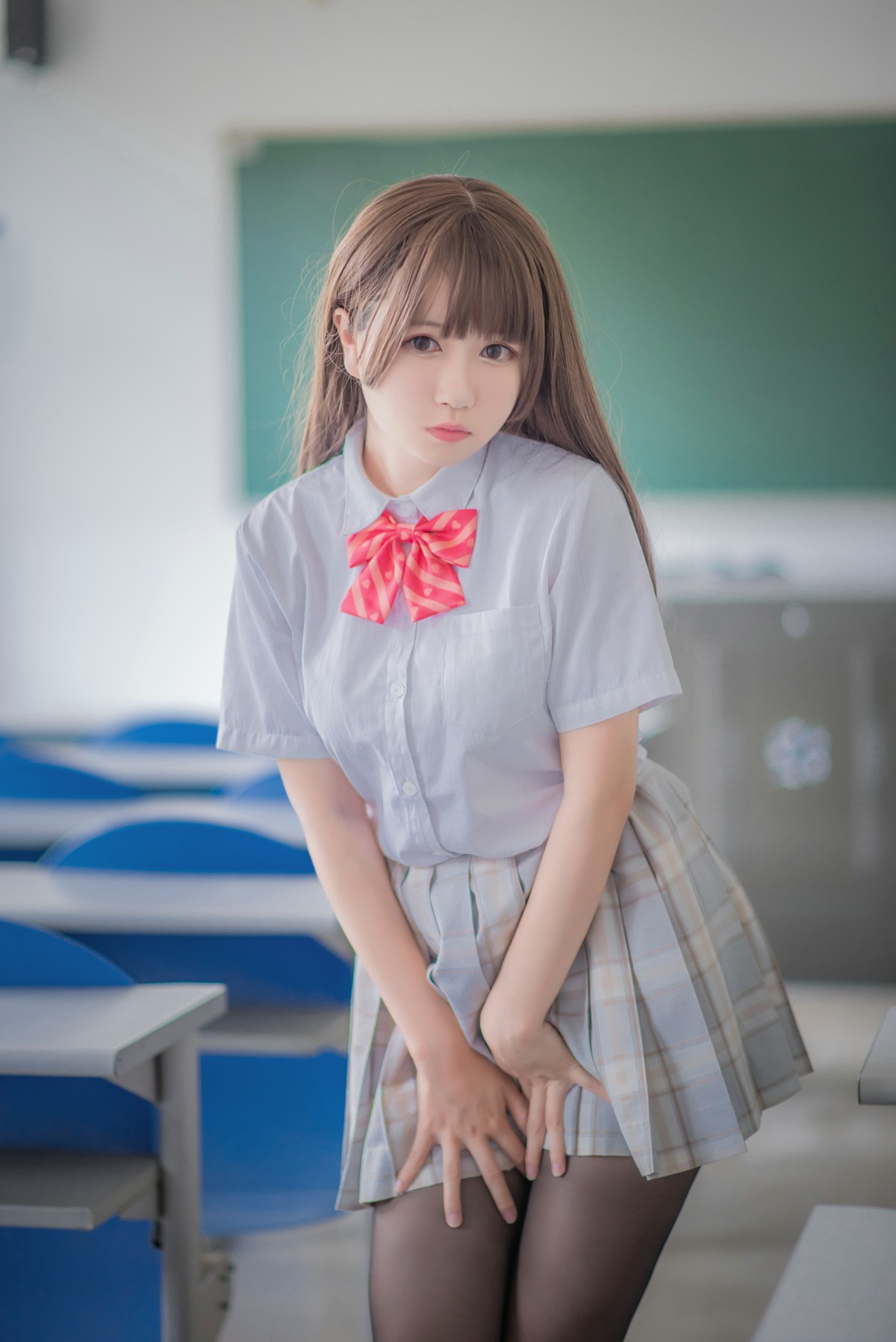 图片[2]-白金Saki写真 – 黑丝 – COSPLAY-小爱·美女部落