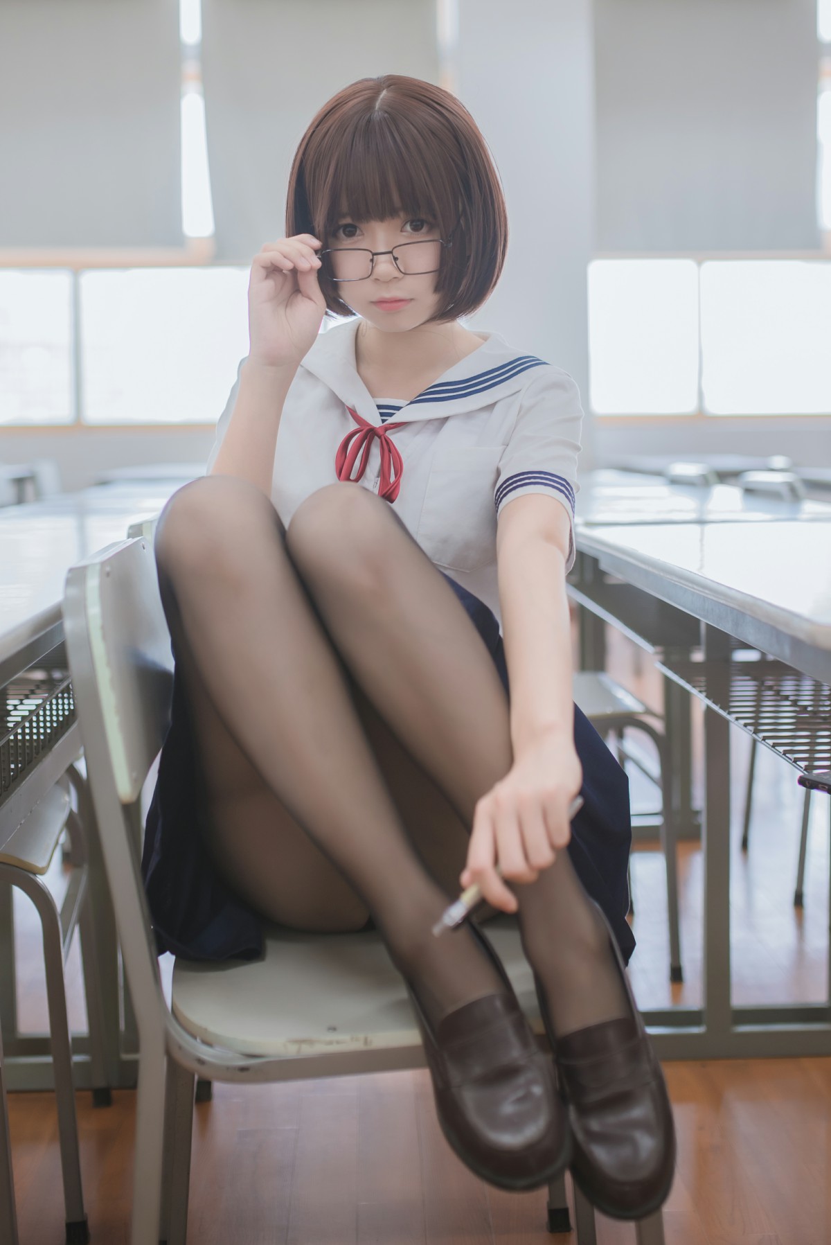 图片[8]-白金Saki写真 – 黑丝 – COSPLAY-小爱·美女部落