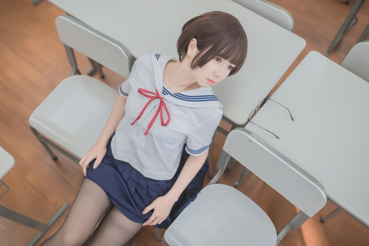 图片[20]-白金Saki写真 – 黑丝 – COSPLAY-小爱·美女部落