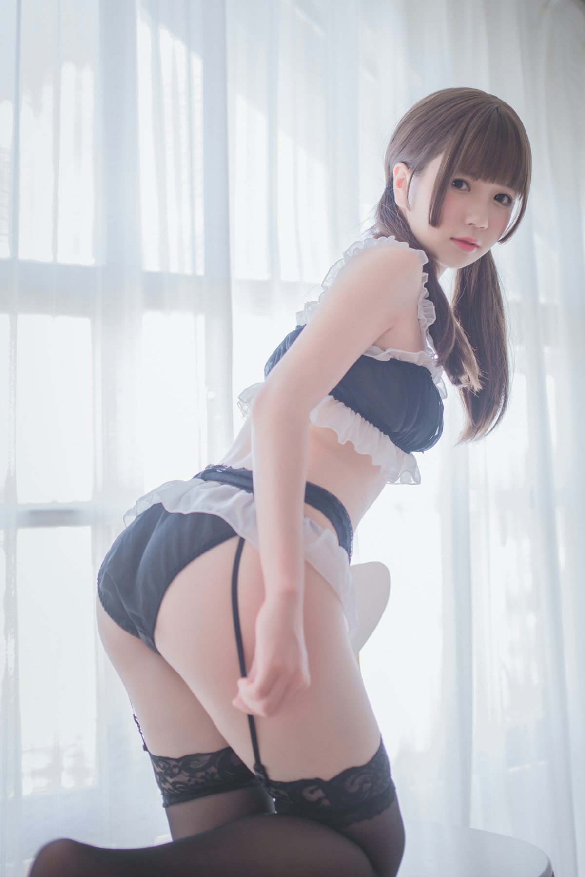 图片[11]-白金Saki写真 – 吊带袜私房 – COSPLAY-小爱·美女部落