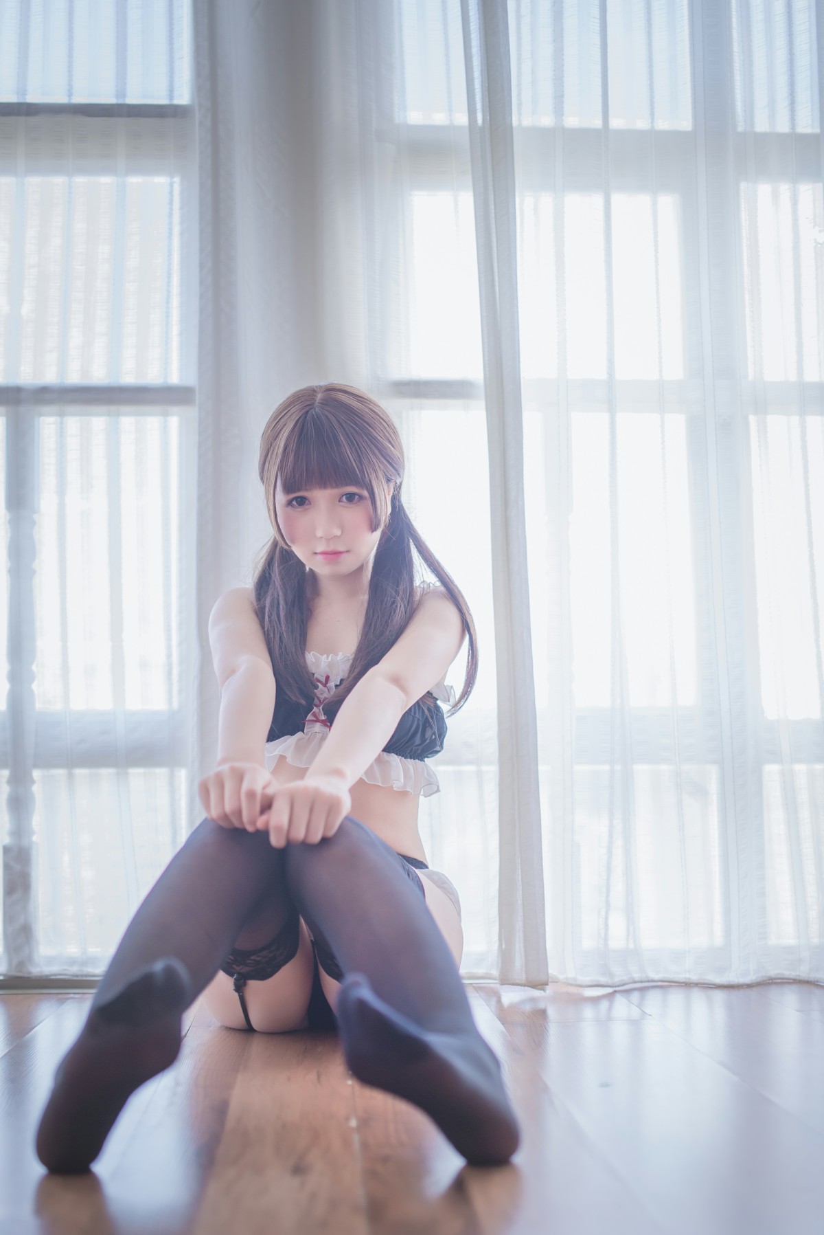 图片[24]-白金Saki写真 – 吊带袜私房 – COSPLAY-小爱·美女部落