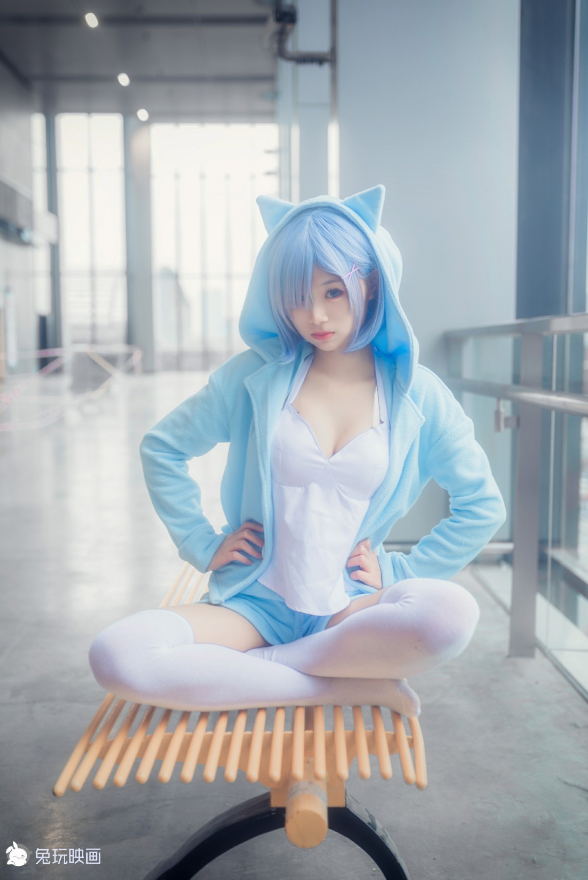 图片[19]-[Cosplay]兔玩映画 – 丢你一只雷姆 – COSPLAY-小爱·美女部落