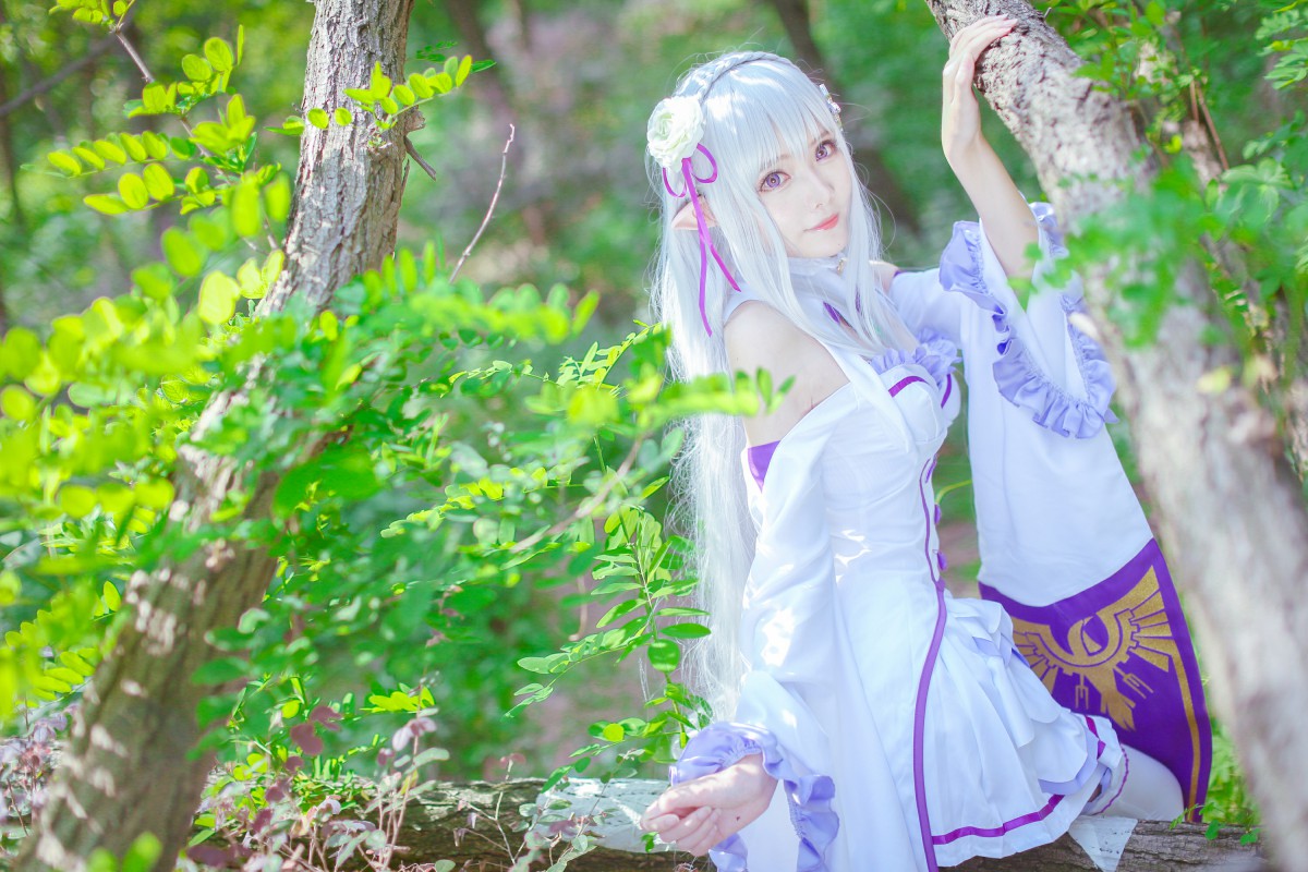 图片[2]-[Cosplay]从零开始的异世界生活 艾米莉娅 精美Cos – COSPLAY-小爱·美女部落