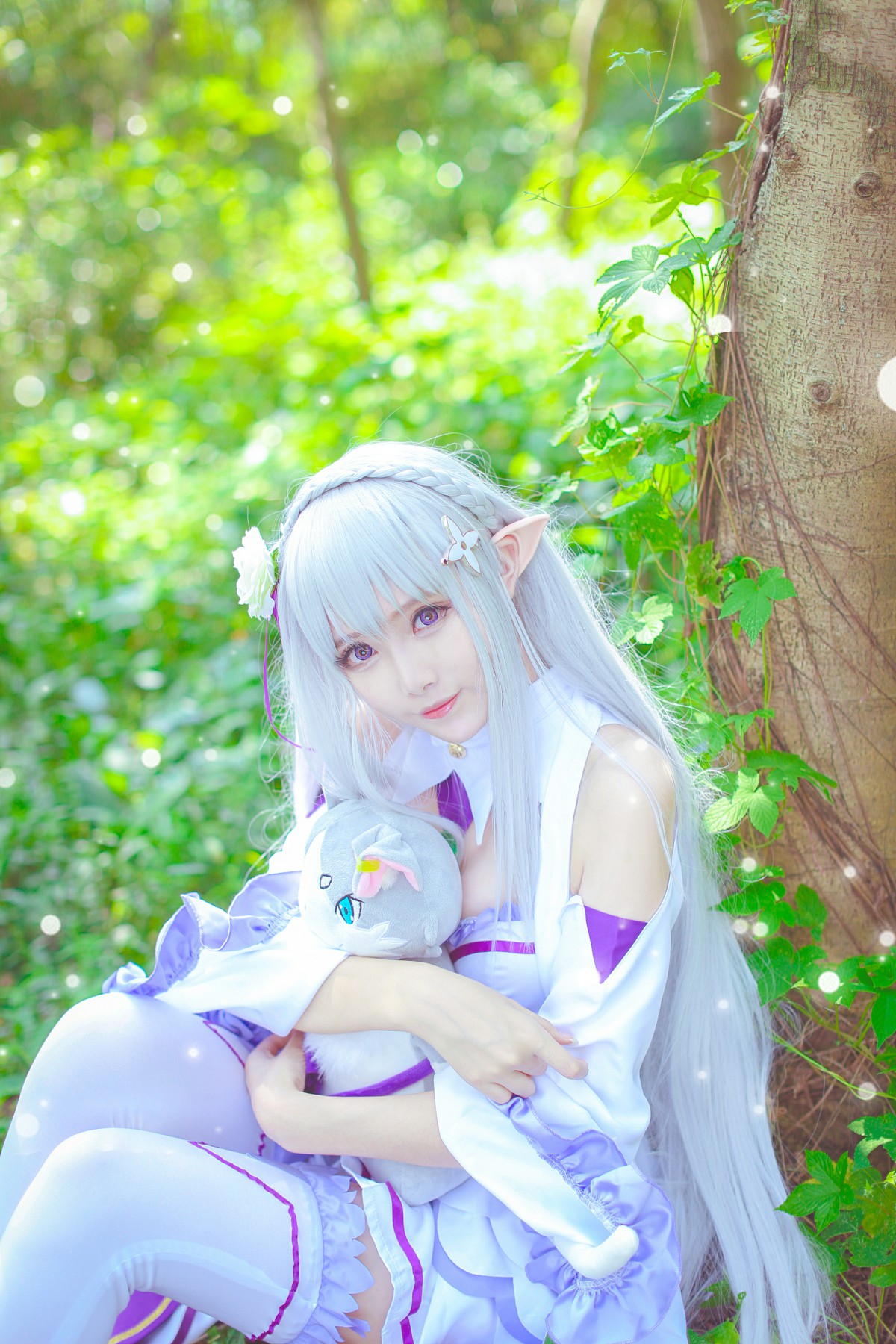 图片[6]-[Cosplay]从零开始的异世界生活 艾米莉娅 精美Cos – COSPLAY-小爱·美女部落