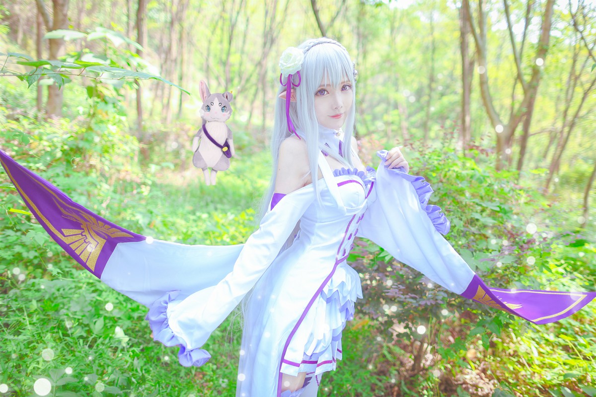 图片[8]-[Cosplay]从零开始的异世界生活 艾米莉娅 精美Cos – COSPLAY-小爱·美女部落