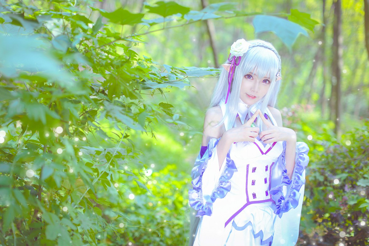 图片[9]-[Cosplay]从零开始的异世界生活 艾米莉娅 精美Cos – COSPLAY-小爱·美女部落