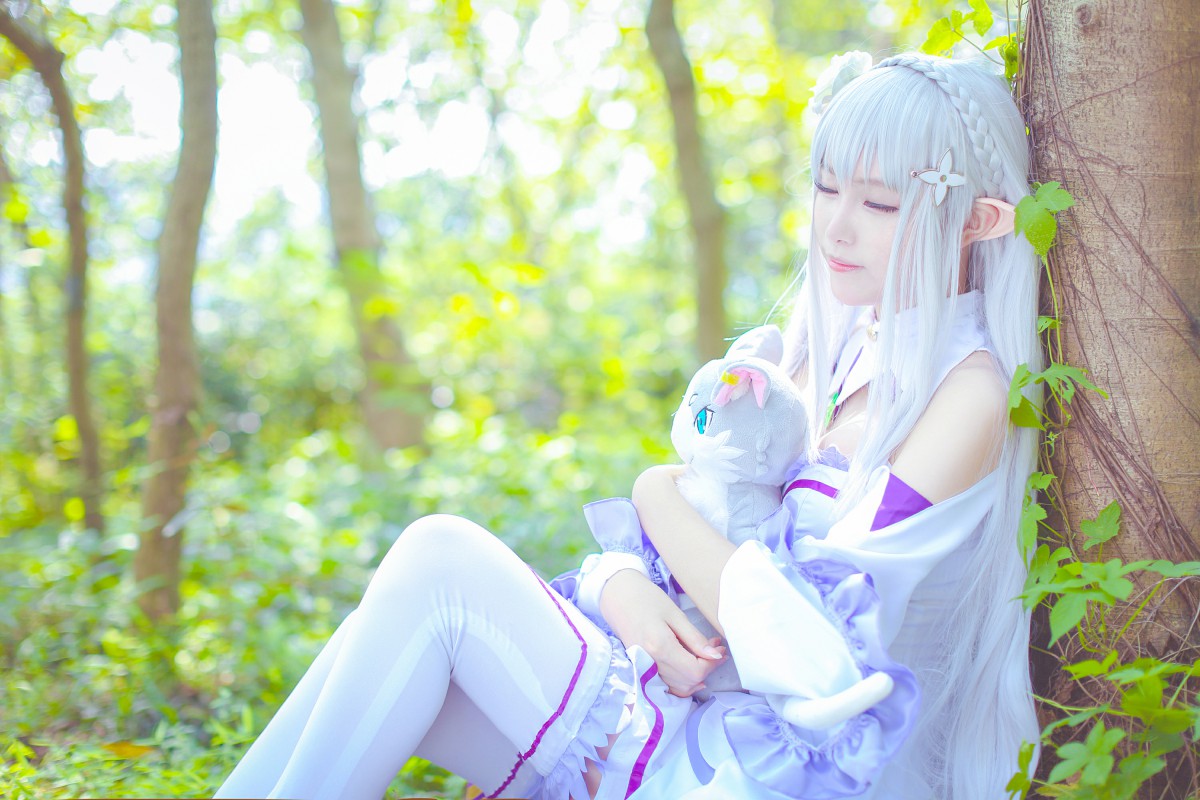图片[10]-[Cosplay]从零开始的异世界生活 艾米莉娅 精美Cos – COSPLAY-小爱·美女部落