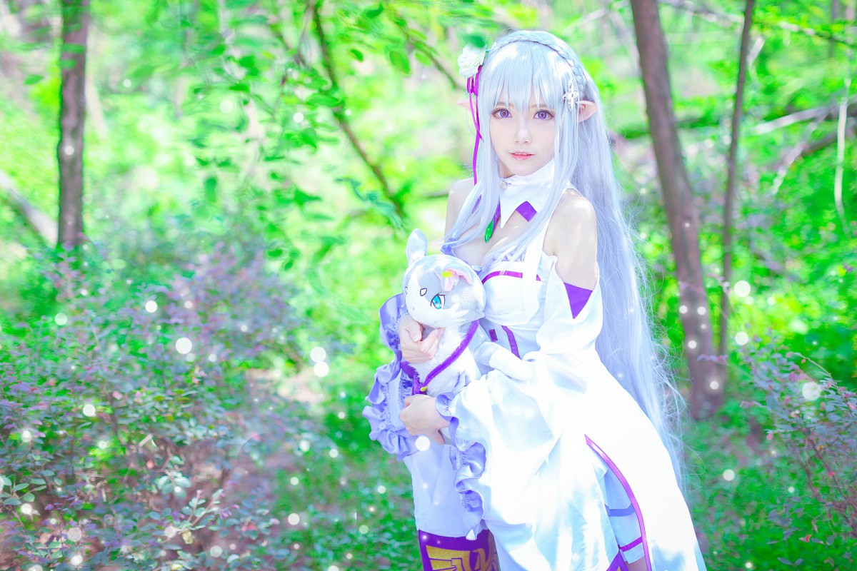 图片[14]-[Cosplay]从零开始的异世界生活 艾米莉娅 精美Cos – COSPLAY-小爱·美女部落