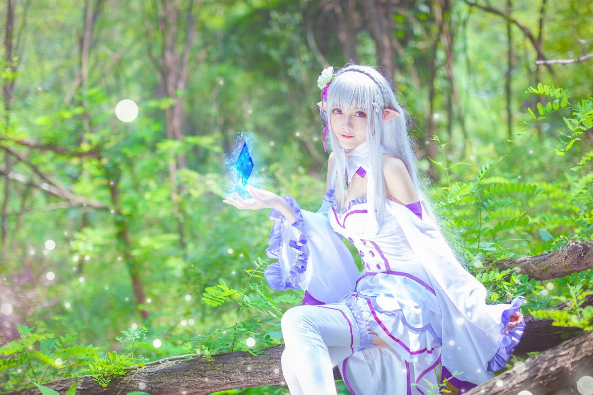 图片[16]-[Cosplay]从零开始的异世界生活 艾米莉娅 精美Cos – COSPLAY-小爱·美女部落
