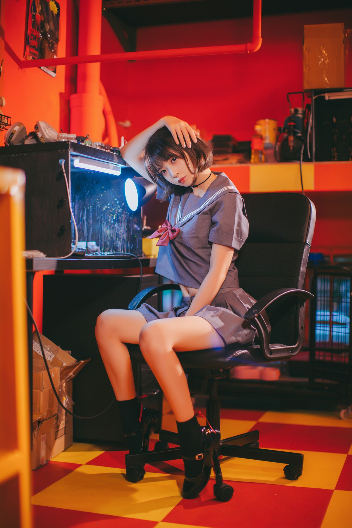 图片[2]-疯猫ss – 被囚禁的少女 – COSPLAY-小爱·美女部落