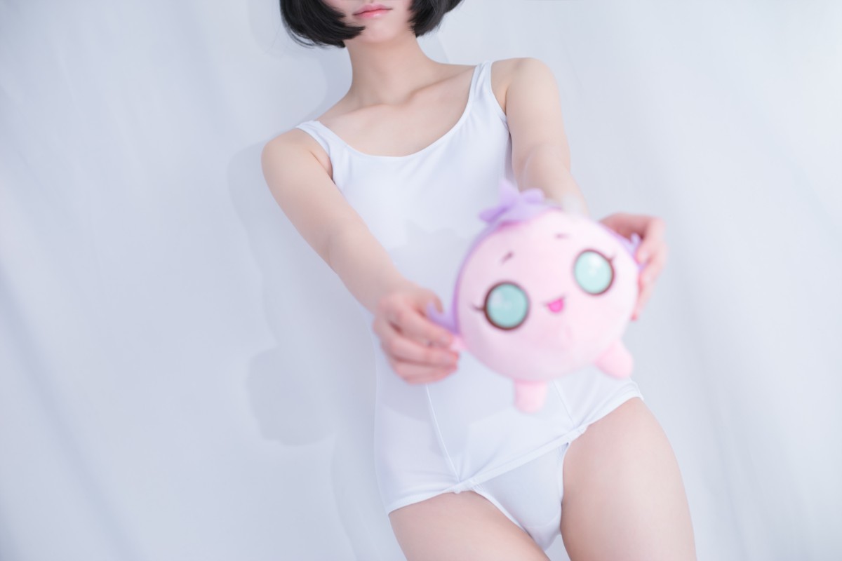 图片[4]-[轻兰映画写真]SPL.001 白色纯情丝袜秀 – COSPLAY-小爱·美女部落
