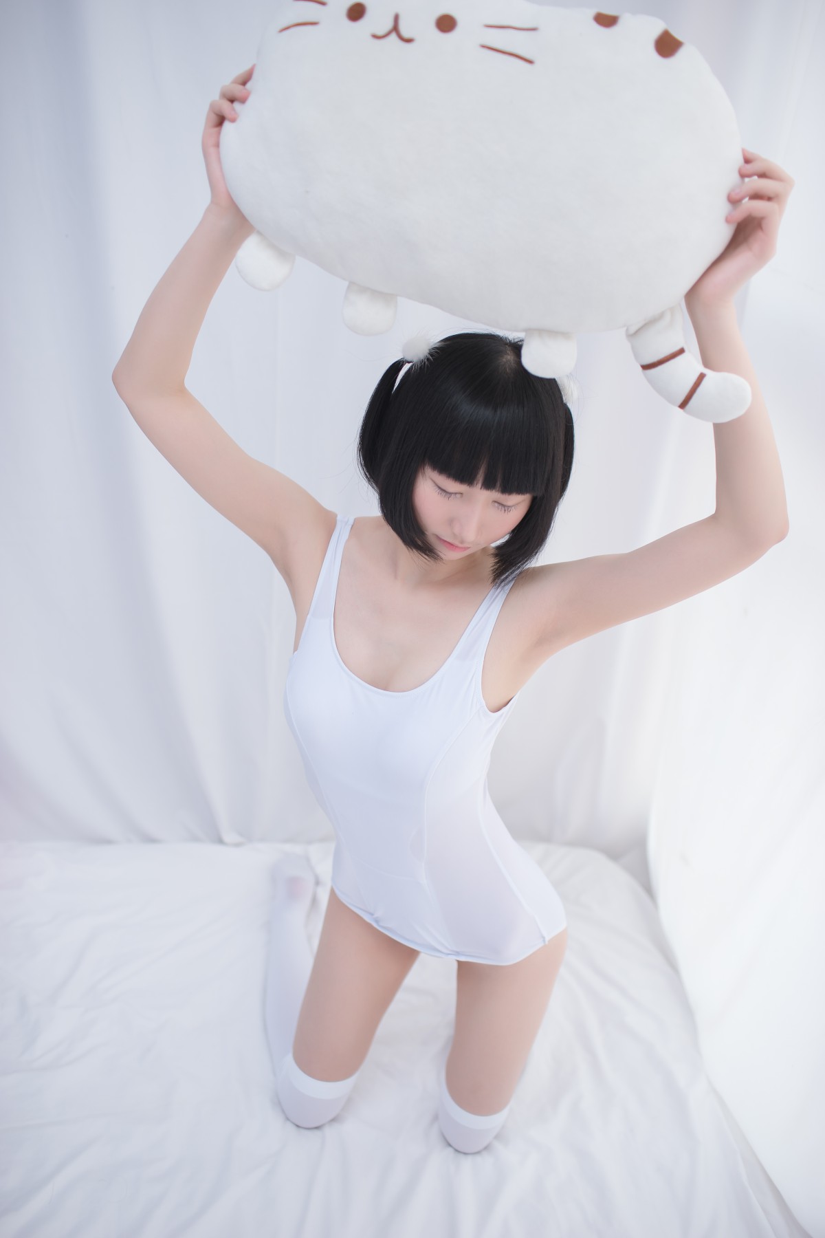 图片[22]-[轻兰映画写真]SPL.001 白色纯情丝袜秀 – COSPLAY-小爱·美女部落