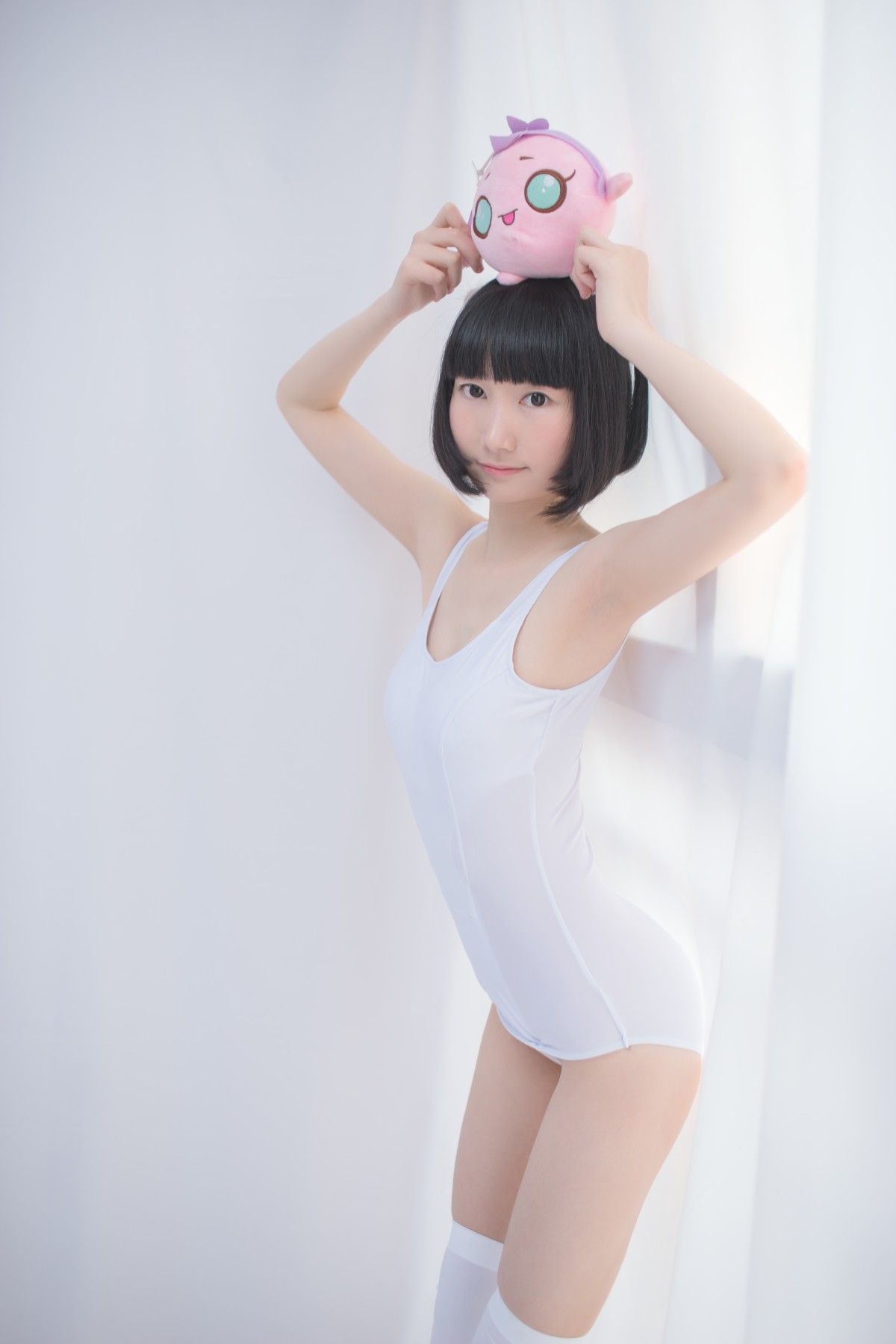 图片[23]-[轻兰映画写真]SPL.001 白色纯情丝袜秀 – COSPLAY-小爱·美女部落