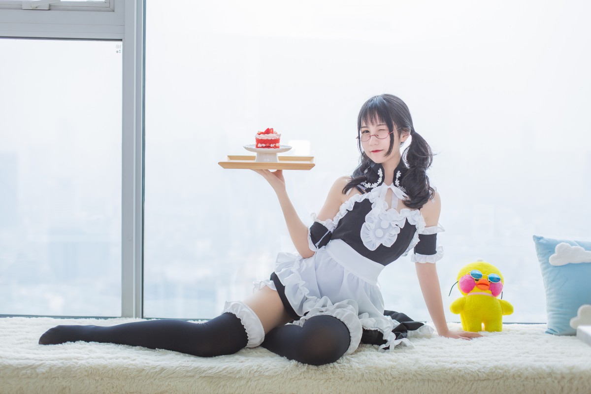 COS美女 逐月SU写真 – 女仆 – COSPLAY-小爱·美女部落