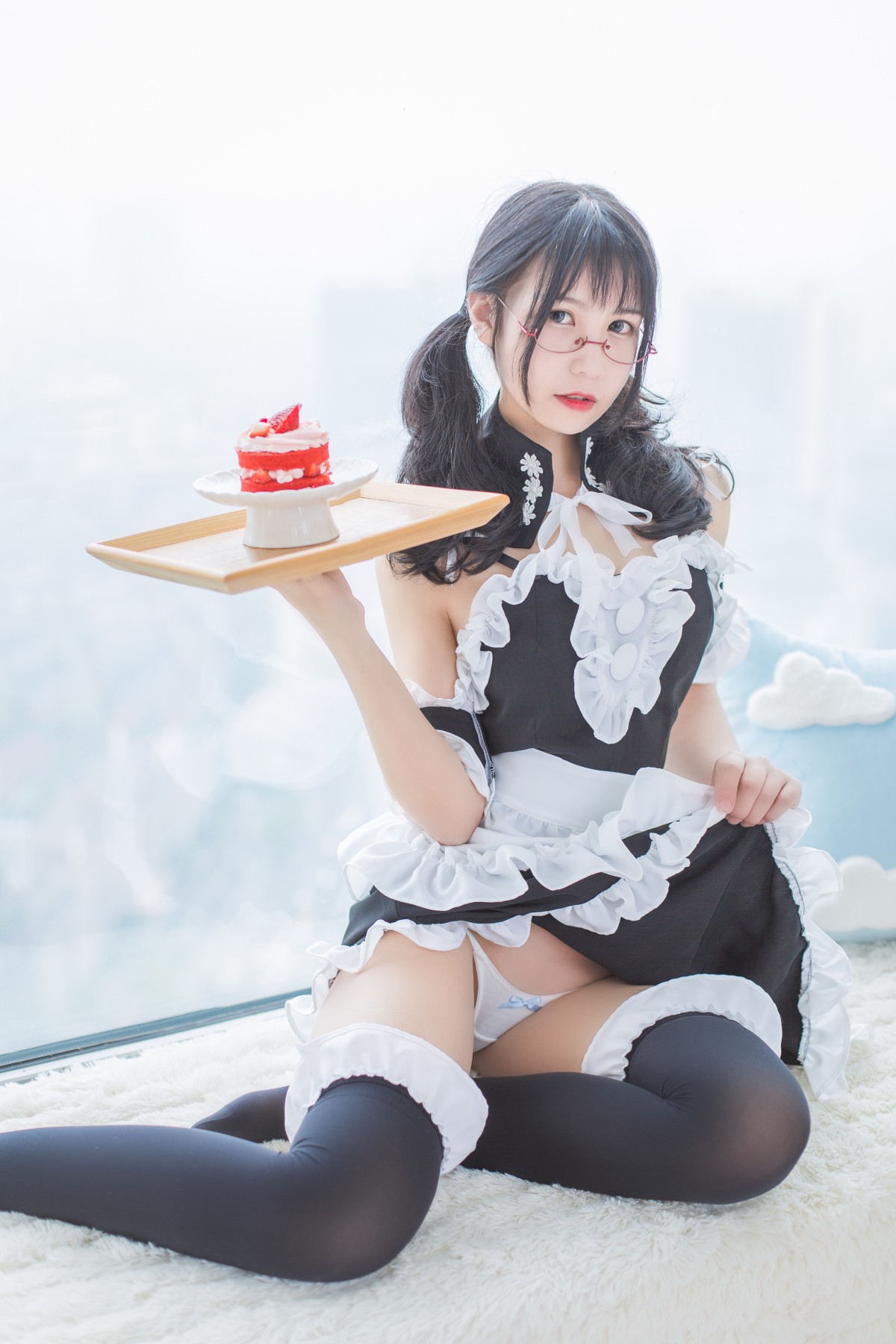 图片[3]-COS美女 逐月SU写真 – 女仆 – COSPLAY-小爱·美女部落