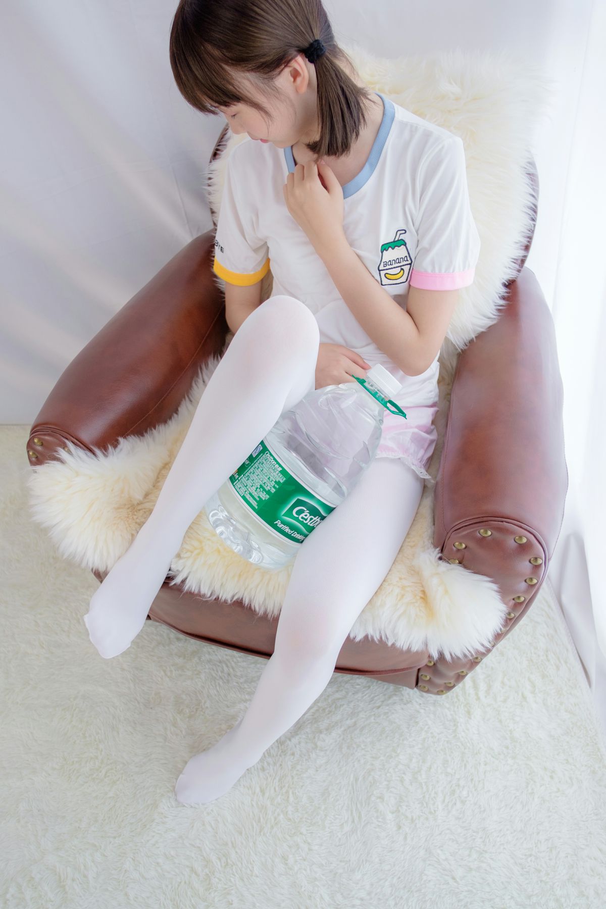 图片[8]-[森萝财团]R15-015白丝萝莉玩桶装水 – COSPLAY-小爱·美女部落