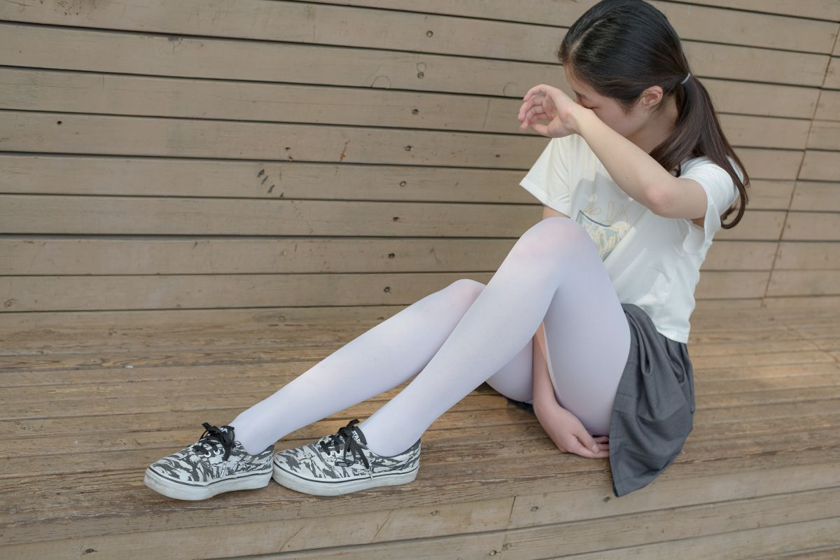 图片[4]-[森萝财团]R15-014白丝妹妹游园 – COSPLAY-小爱·美女部落