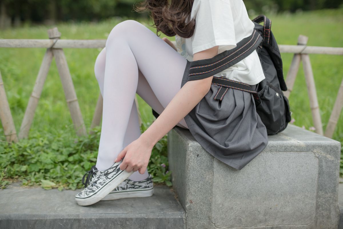 图片[33]-[森萝财团]R15-014白丝妹妹游园 – COSPLAY-小爱·美女部落