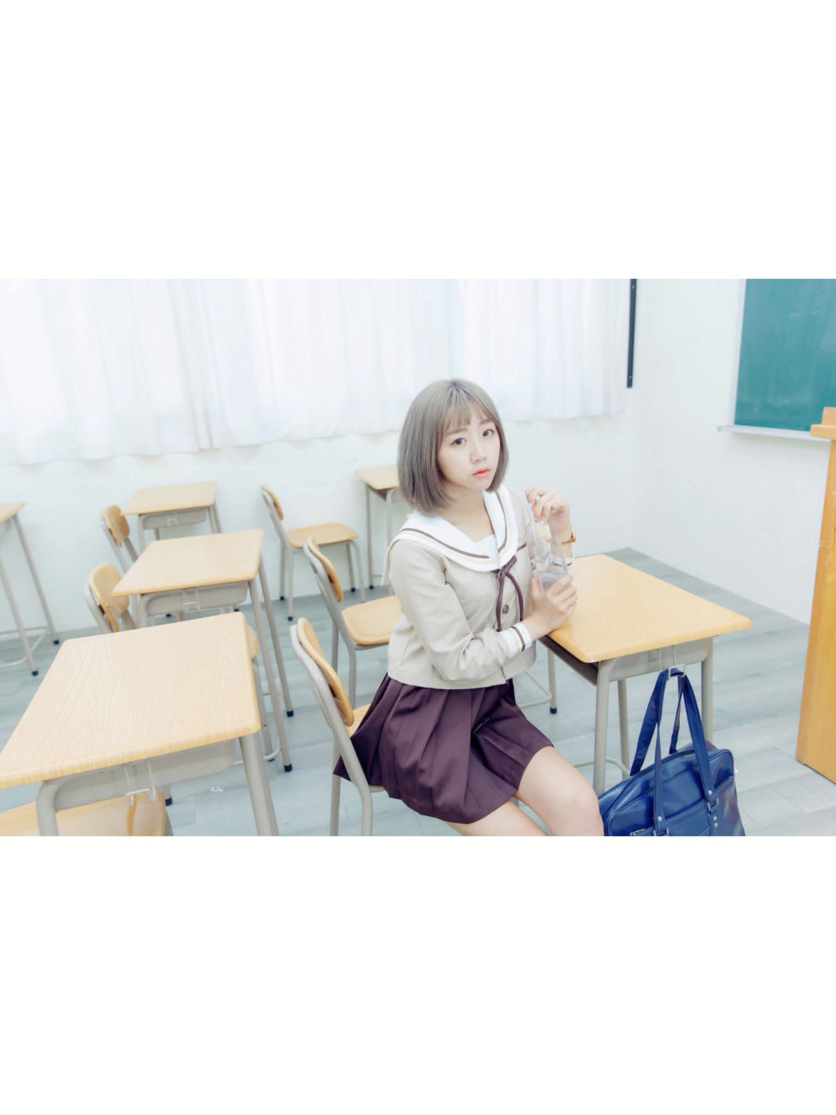 图片[2]-[JUICY]多汁女孩阮靖貽 水手服挑逗可爱单纯学生 – COSPLAY-小爱·美女部落