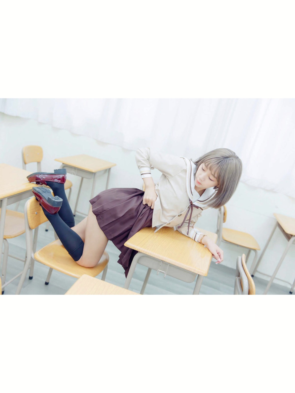 图片[13]-[JUICY]多汁女孩阮靖貽 水手服挑逗可爱单纯学生 – COSPLAY-小爱·美女部落