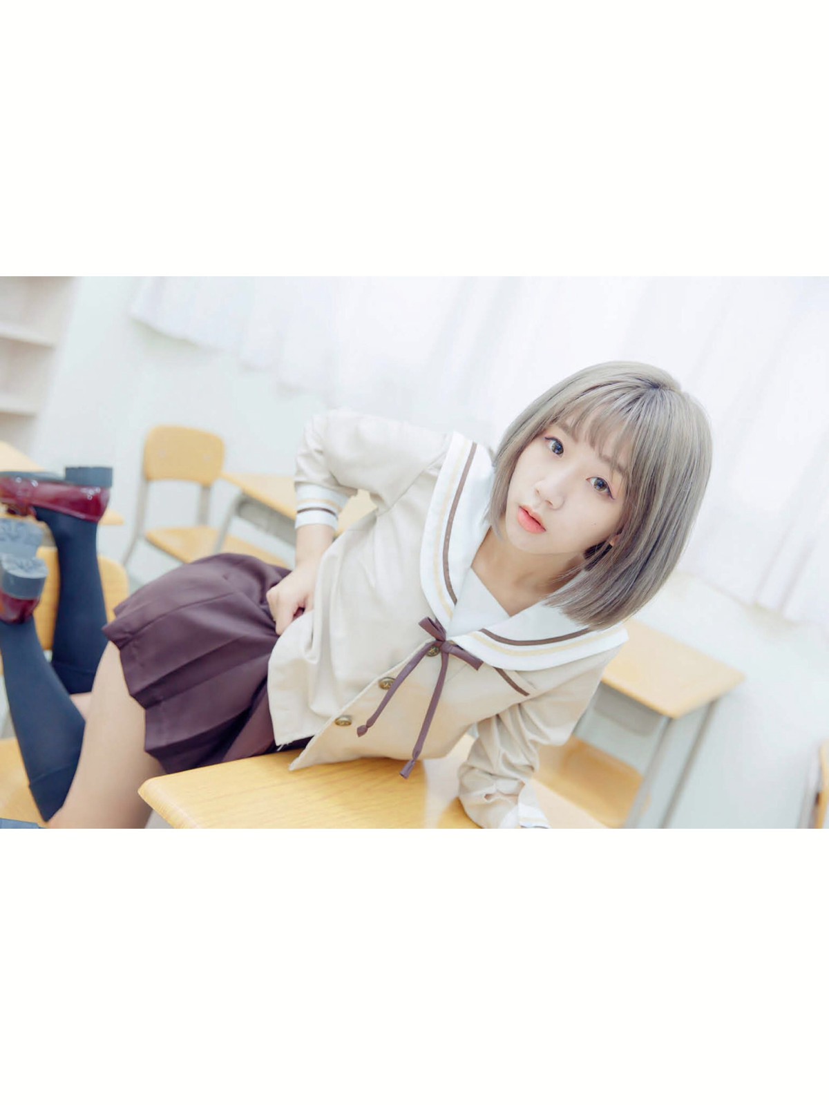 图片[14]-[JUICY]多汁女孩阮靖貽 水手服挑逗可爱单纯学生 – COSPLAY-小爱·美女部落