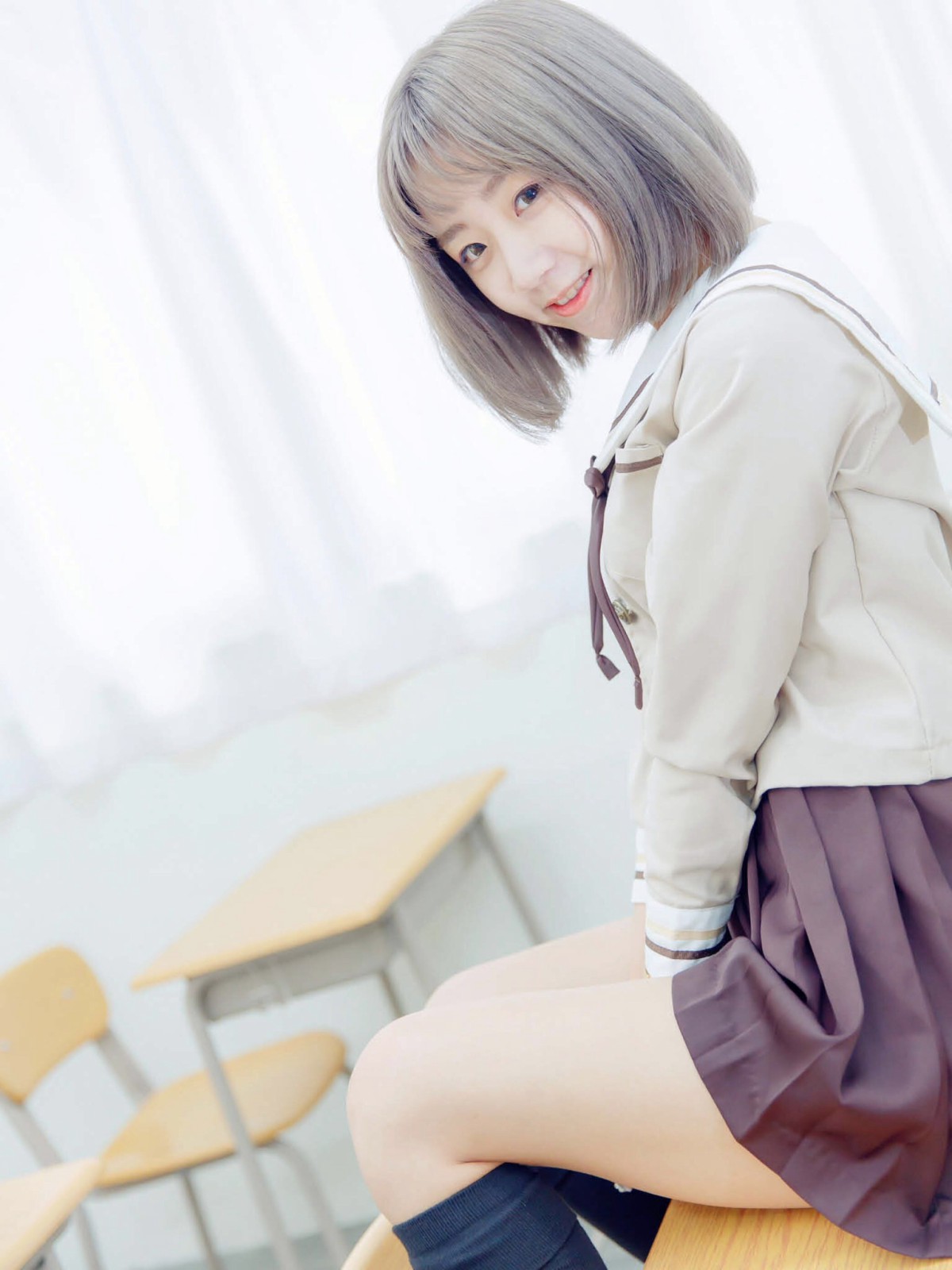 图片[25]-[JUICY]多汁女孩阮靖貽 水手服挑逗可爱单纯学生 – COSPLAY-小爱·美女部落