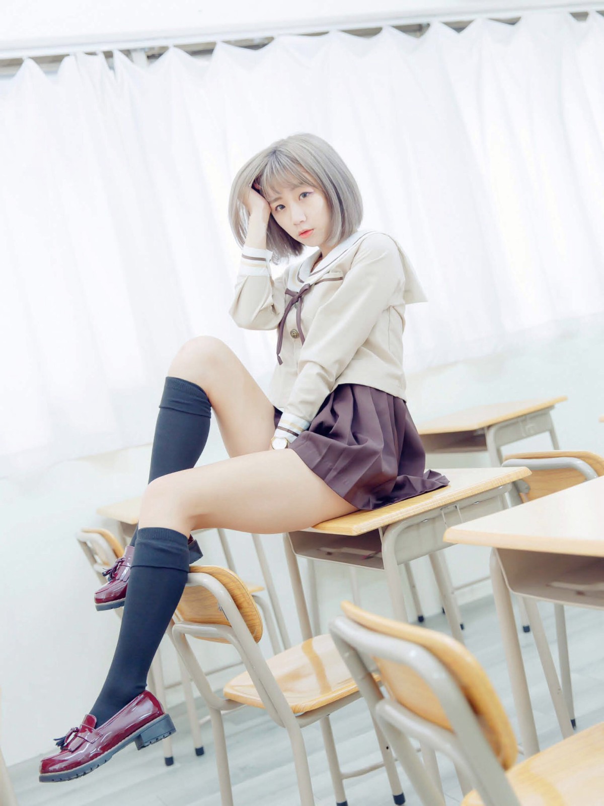 图片[26]-[JUICY]多汁女孩阮靖貽 水手服挑逗可爱单纯学生 – COSPLAY-小爱·美女部落