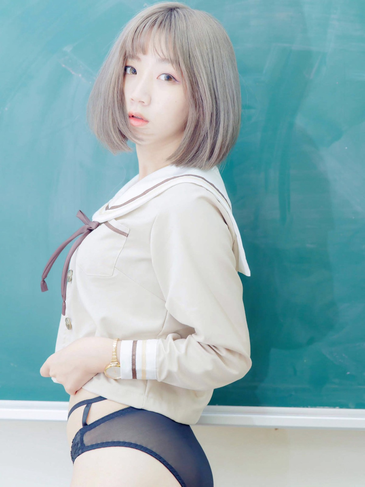 图片[44]-[JUICY]多汁女孩阮靖貽 水手服挑逗可爱单纯学生 – COSPLAY-小爱·美女部落