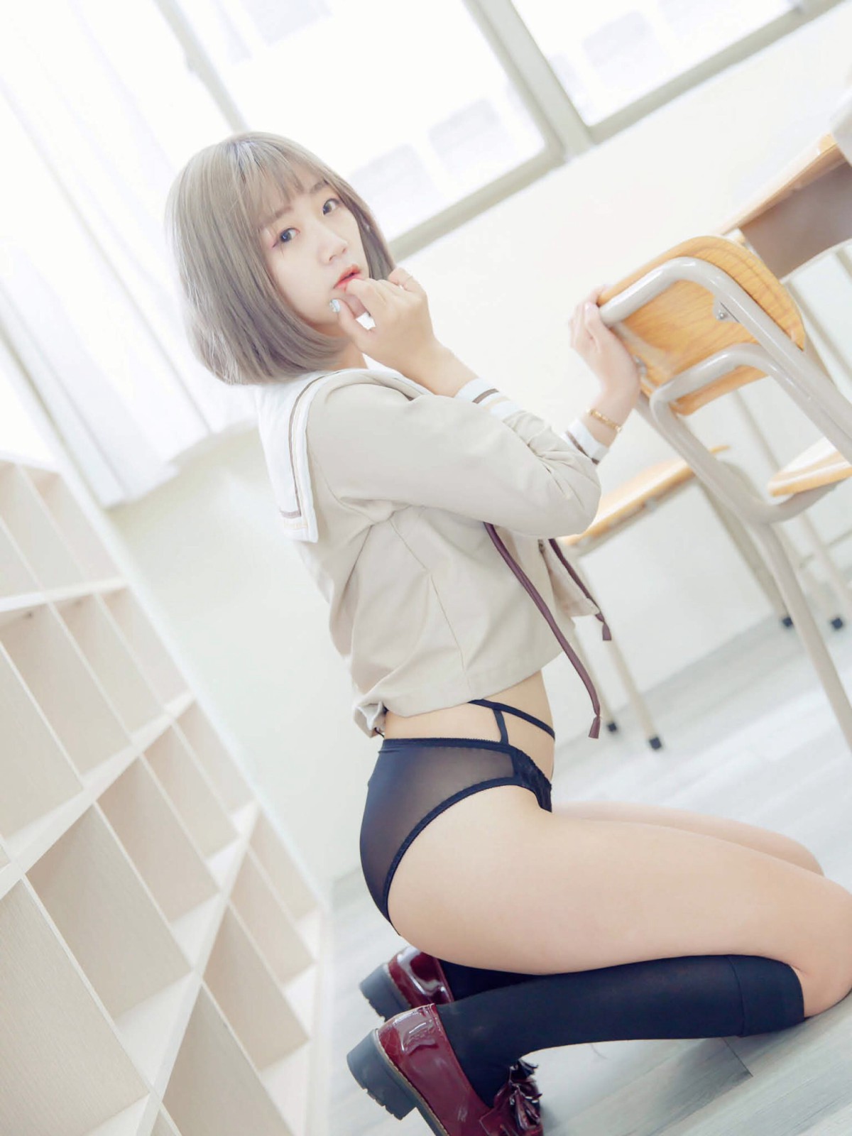 图片[62]-[JUICY]多汁女孩阮靖貽 水手服挑逗可爱单纯学生 – COSPLAY-小爱·美女部落