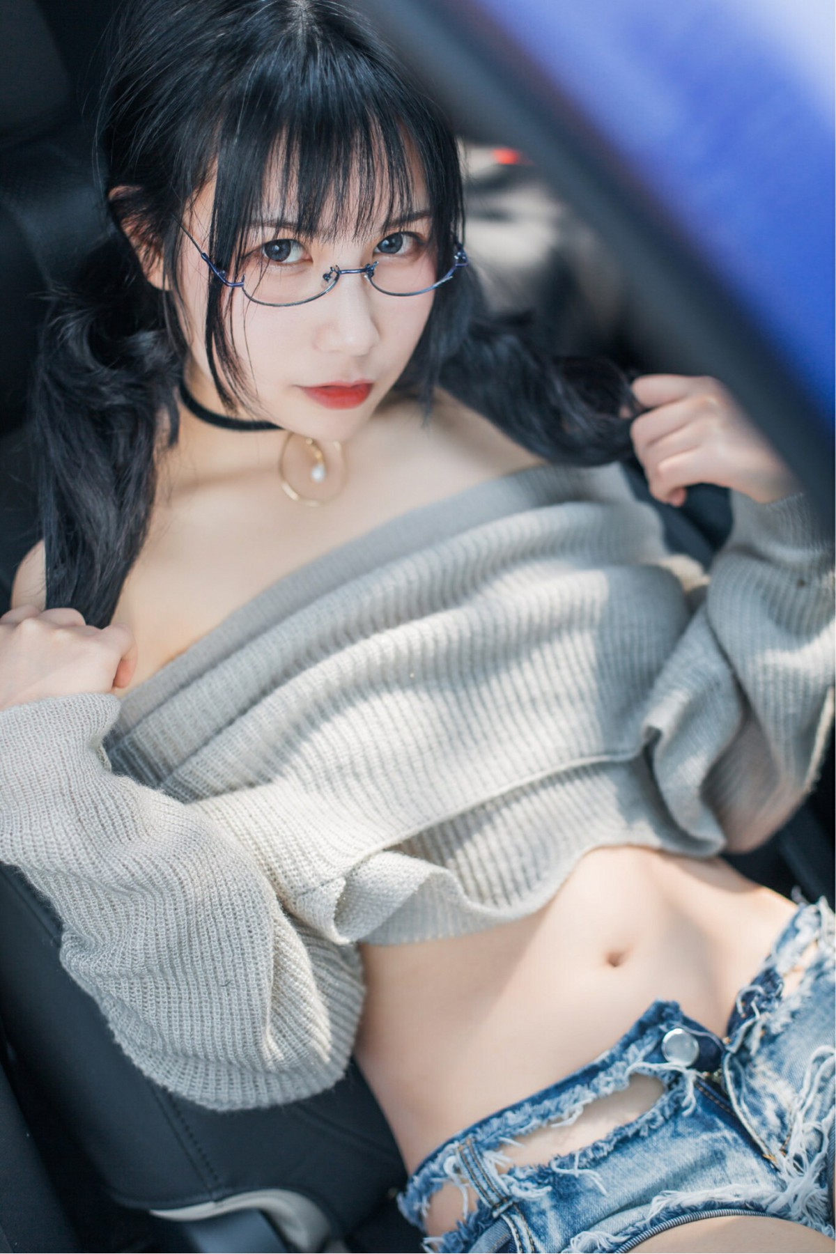 图片[28]-COSER美女逐月su – 车内篇 – COSPLAY-小爱·美女部落